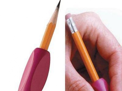 JPC – Set Di 6 Impugnature Ergonomiche Per Penna, Ausilio Per La Scrittura, Colori Assortiti Casuali