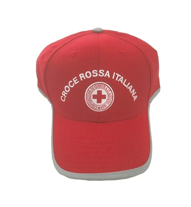 Cappellino CRI con banda rifrangente