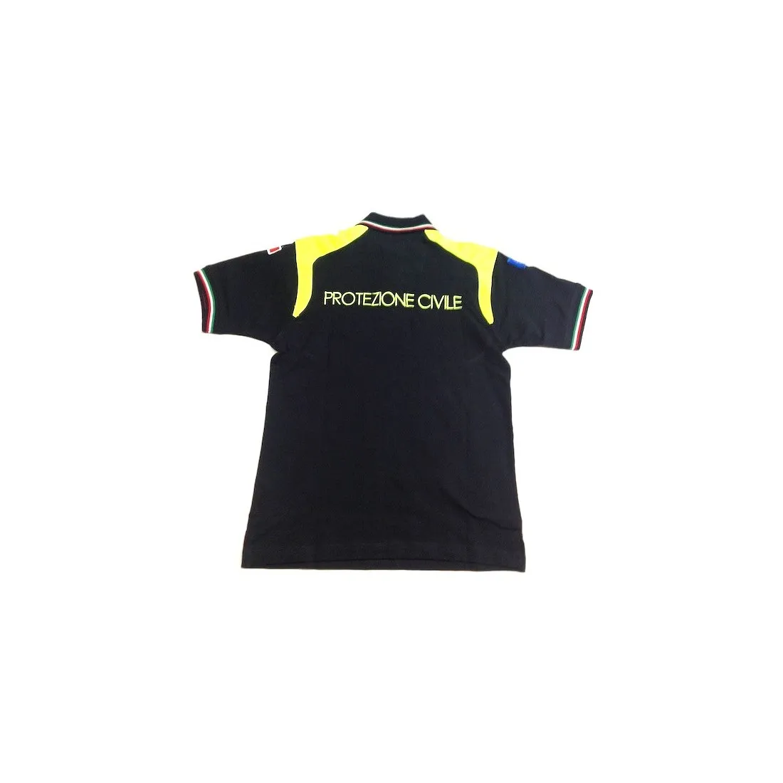 868-polo-tricolore-protezione-civile-maniche-corte-con-toppe