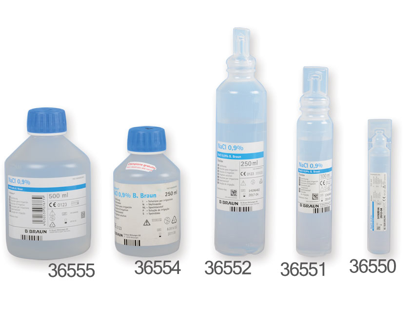 Soluzione salina sterile B.Braun Ecotainer 250 ml