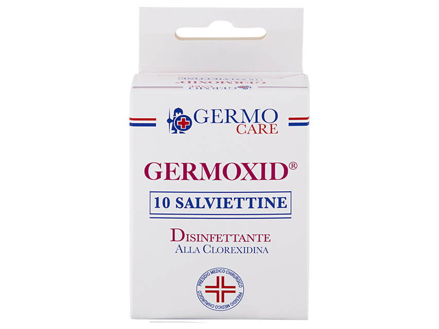 Salviettine alla clorexidina - scatola da 10 pezzi