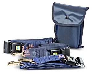 Busta blu Me.Ber. Art. 574 con 3 cinture Art. 572