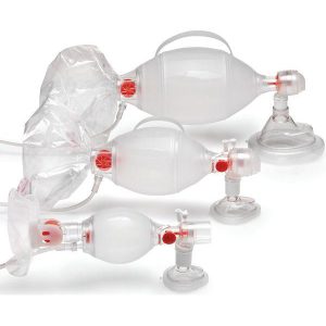 Pallone di ventilazione monouso Ambu SPUR II con mascherina e reservoir